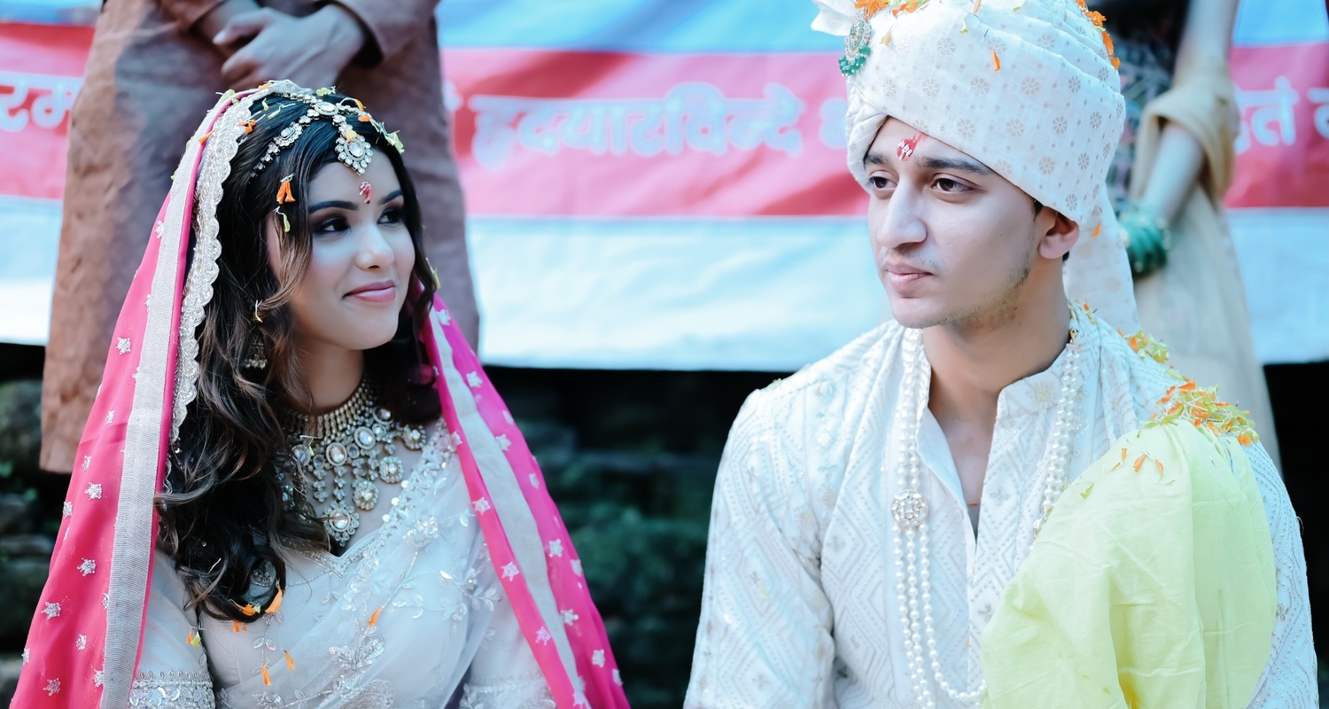 Family gathered for wedding rituals at Triyuginarayan Temple