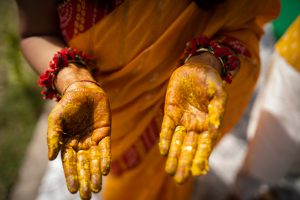 Haldi at Triyuginarayan Temple Weddings